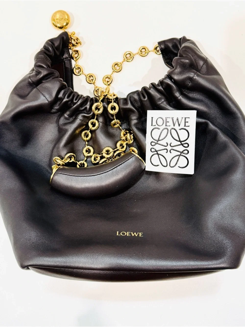 Loewe Squeeze Bag - Brown - size small - Picture 11 of 14